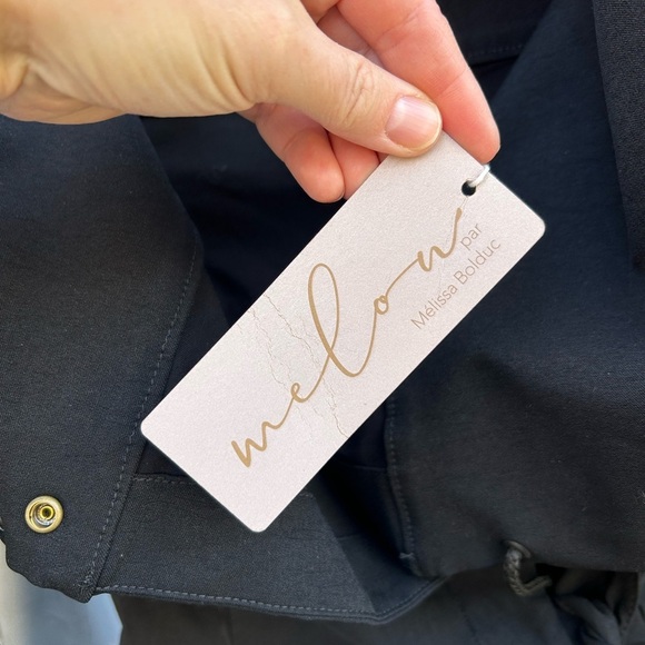 Melow by Melissa Bolduc Isabeau Assymetric Jacket, BNWT, size XS - Picture 12 of 14